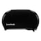 Boardwalk Standard Twin Toilet Tissue Dispenser, 13 x 8 3/4, Black R3670BKBW - alternate 1